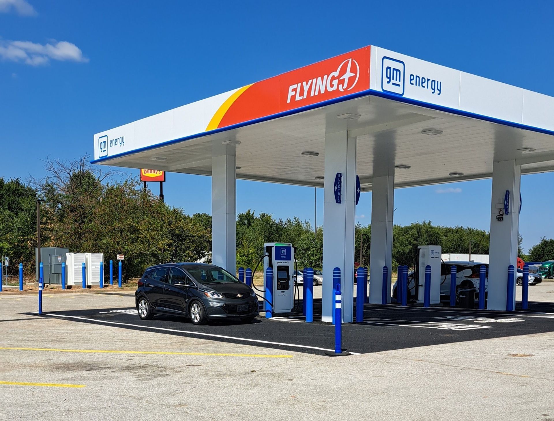 EV charging station installed at a Florida gas station under 2026 NEC hazardous location rules