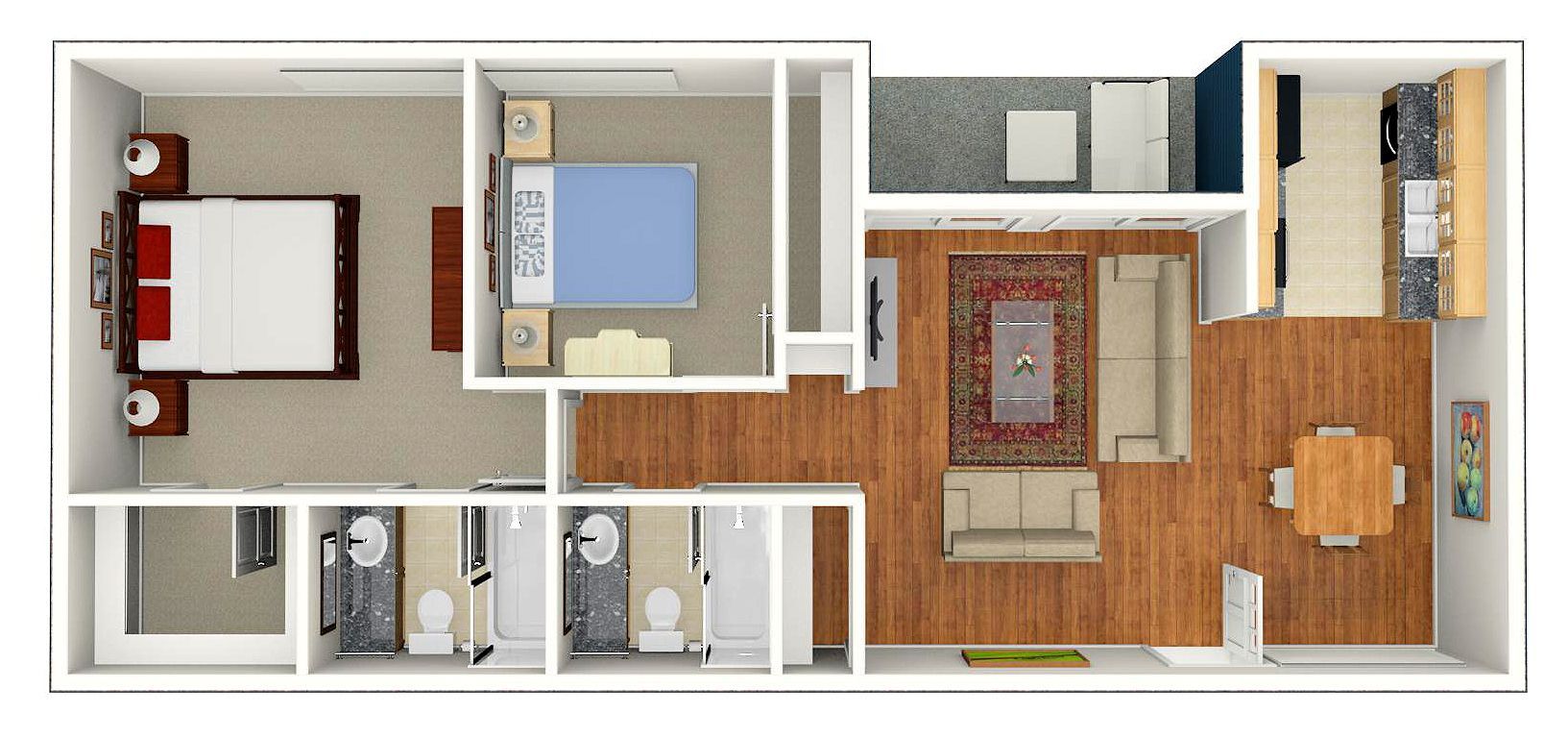 1 Bed | 1 Bath