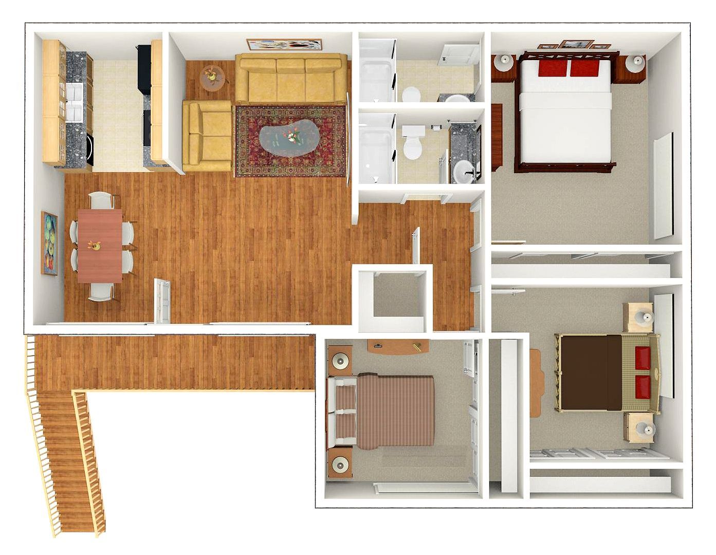 3 BED | 2 BATH