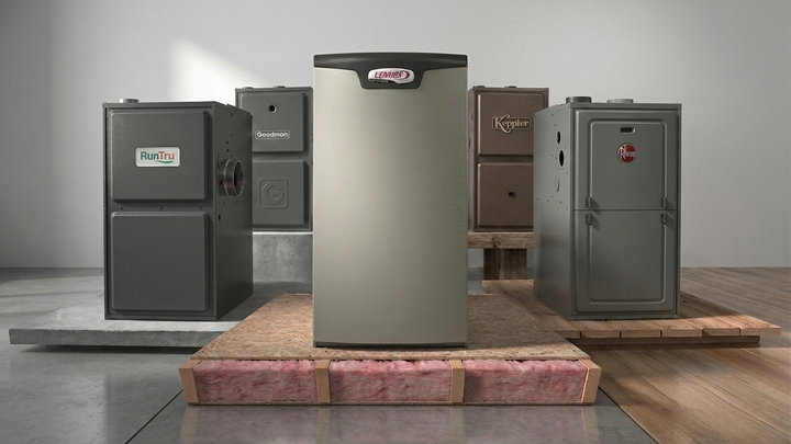 furnace brand we carry in our company like Lennox goodman Rheem Kepler run thru by Trane