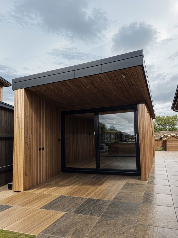 garden room with toilet 6m x 4m