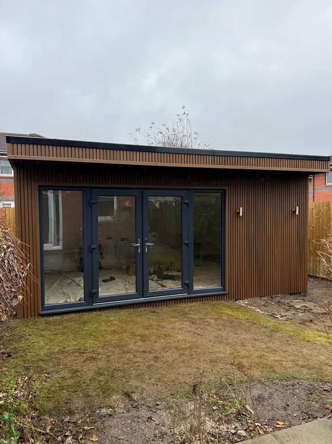 Rosewood 5.5m x 4m Garden Music Studio from Oakspan
