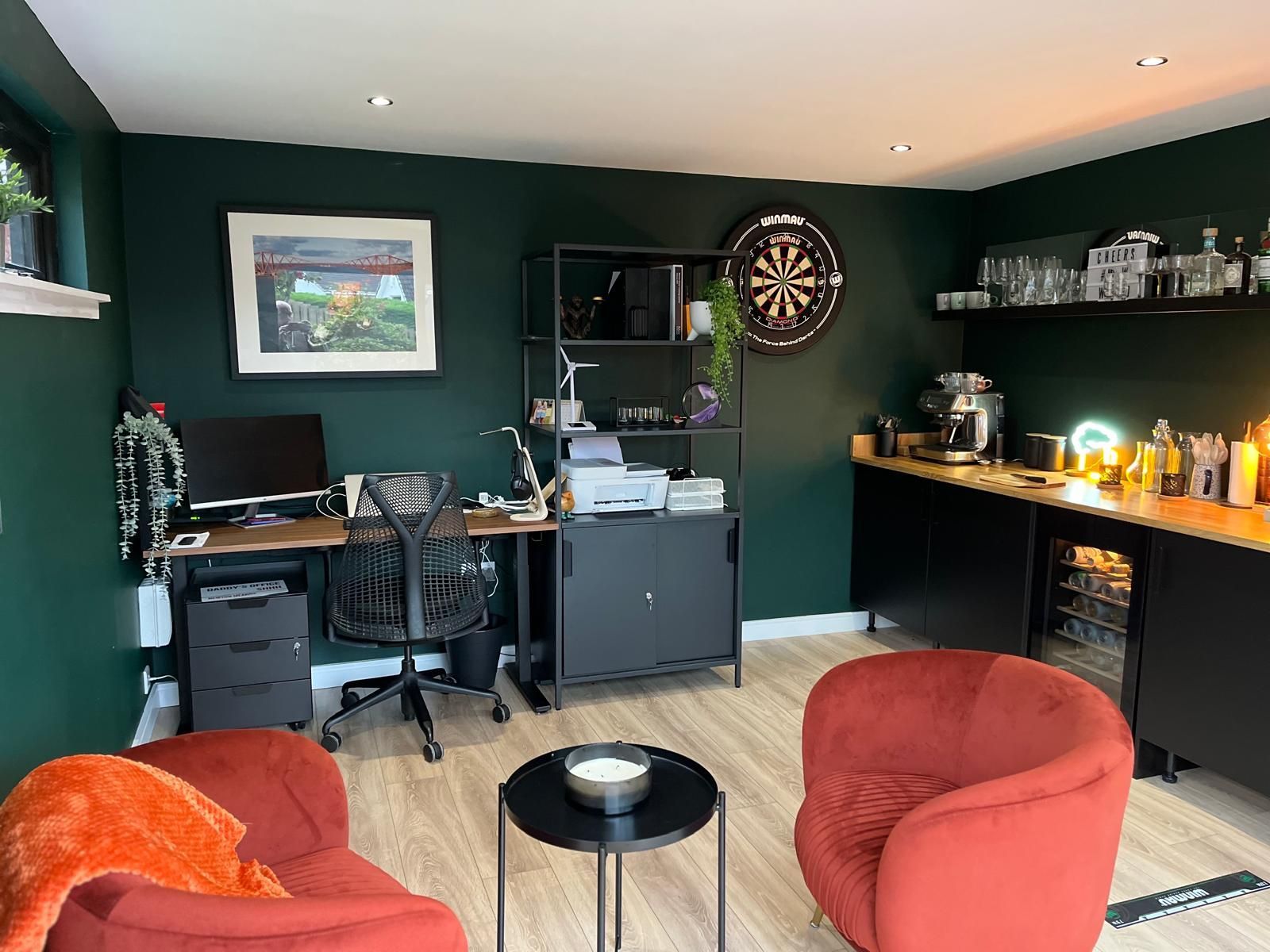 Oakspan multipurpose garden office and entertainment studio
