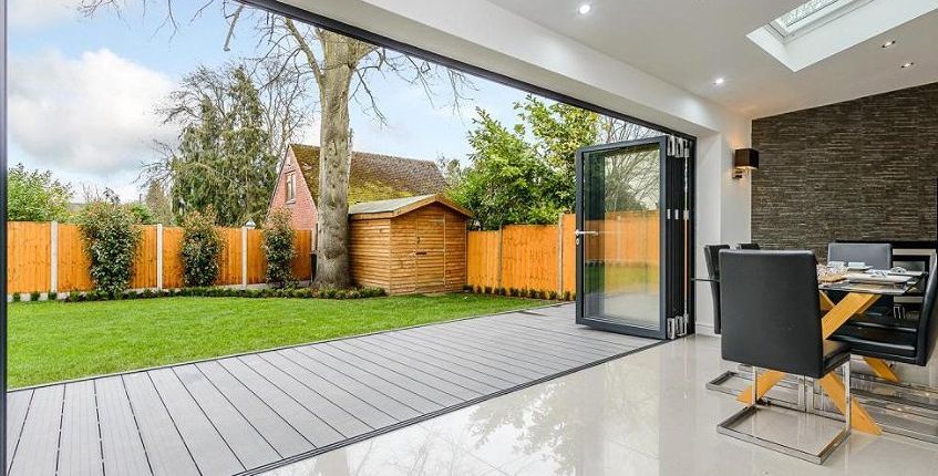bi fold doors, natural light, new garden room, garden building