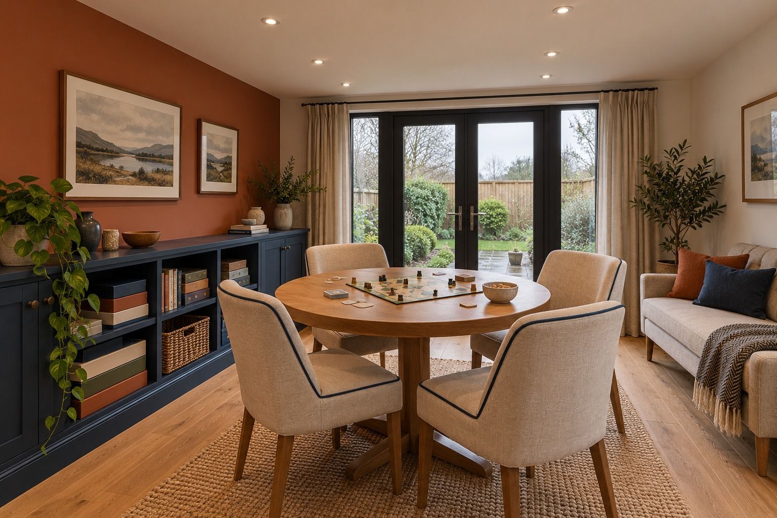 Oakspan garden games room designed for board games, cards and socialising