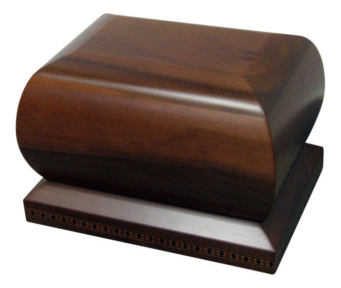 Urna in legno scuro