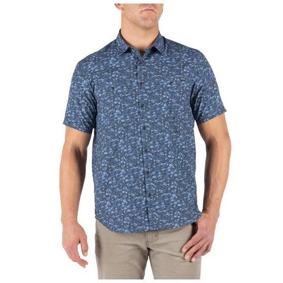 MICRO CAMO SHORT SLEEVE SHIRT