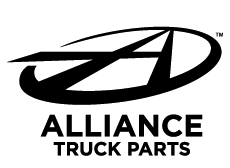 Alliance Truck Parts logo in black and white with stylized “A” emblem and text.