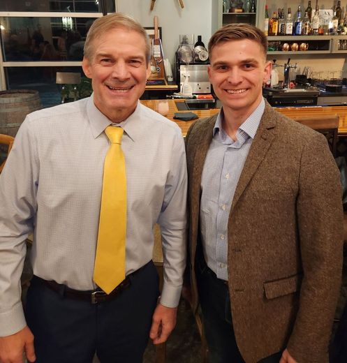US Congressman Jim Jordan and Ty Mathews