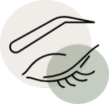 Un dessin au trait d'une main tenant une autre main dans un cercle.