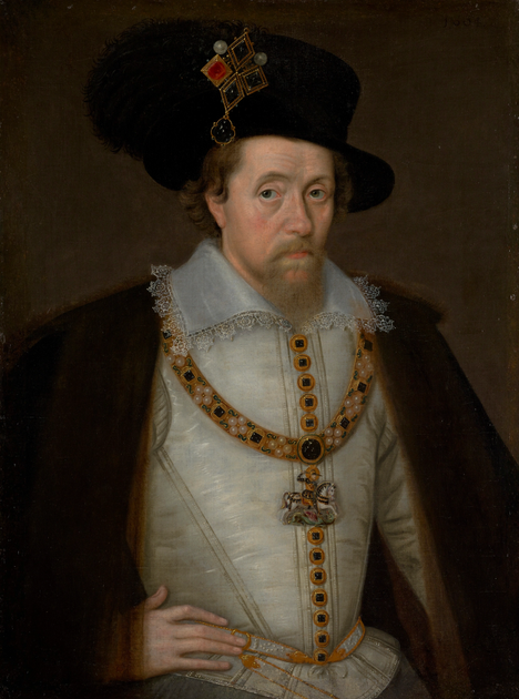Historical portrait of King James VI of Scotland