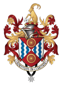 English Coat of Arms of the Lord and Baron of Fentoun