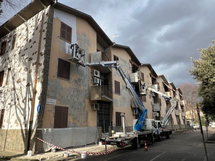 Intervento su antenna