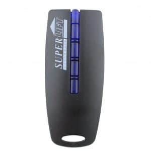 A Black Remote Control with Blue Buttons — Gold Coast Door Centre In Burleigh Heads, QLD