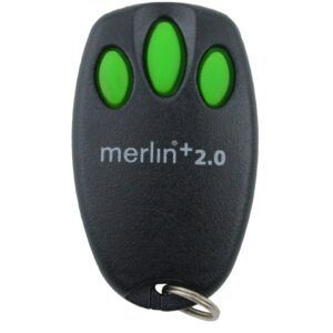 A Merlin 2.0 Remote Control with Three Green Buttons — Gold Coast Door Centre In Burleigh Heads, QLD