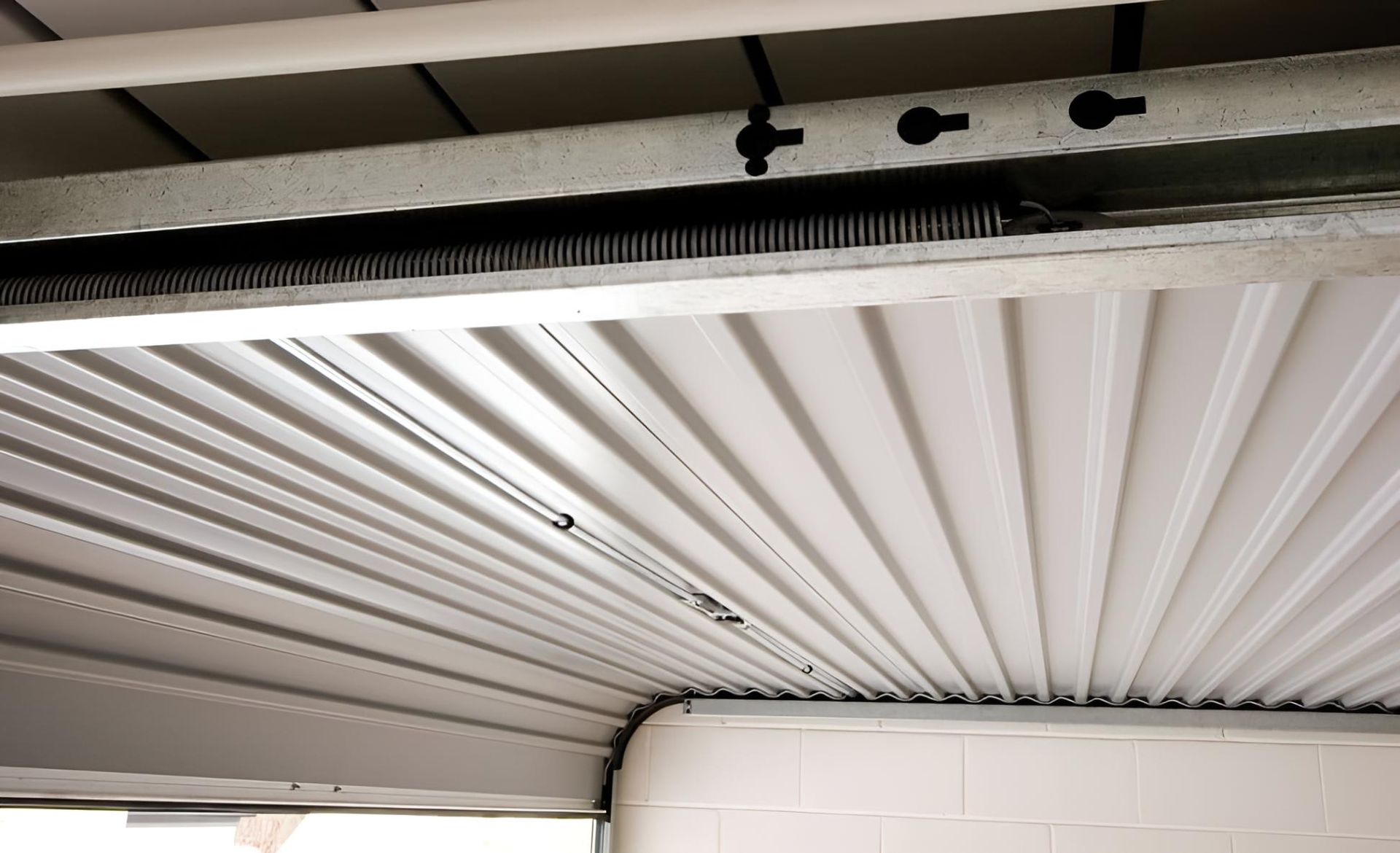 A Close Up Of The Ceiling Of A Garage Door — Gold Coast Door Centre In Burleigh Heads, QLD