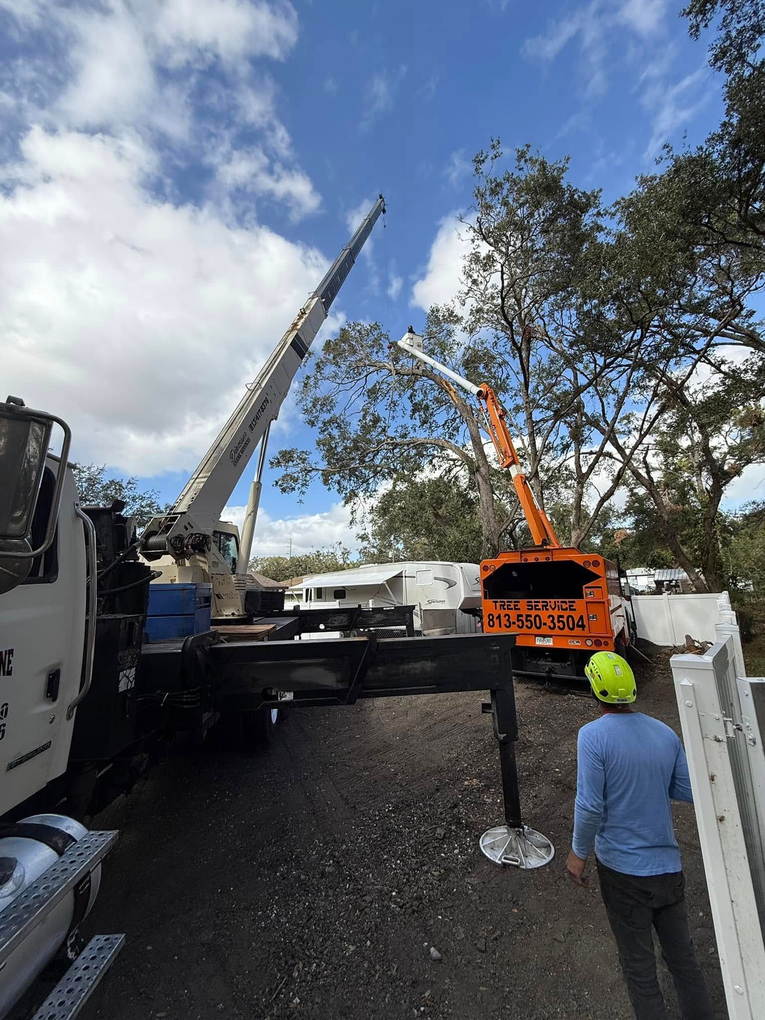 Cranes Lifting Load