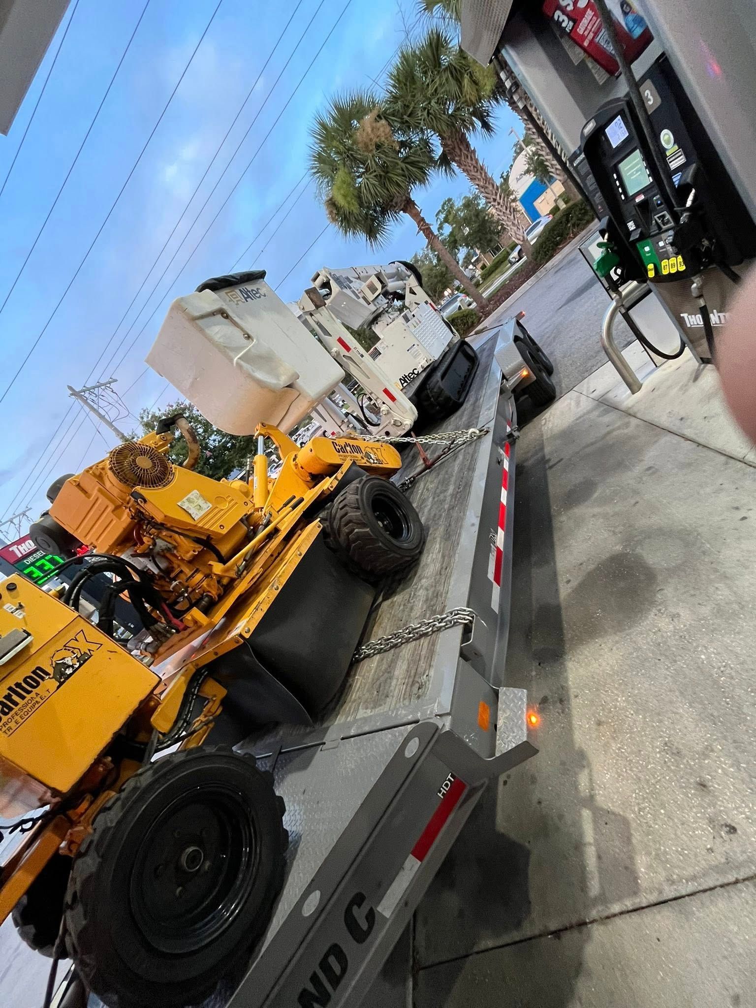 Construction Equipment Sidewalk