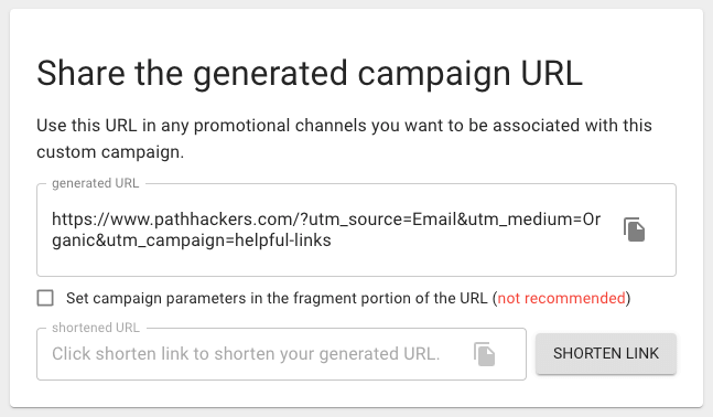 UTM Tracking - Path Hackers