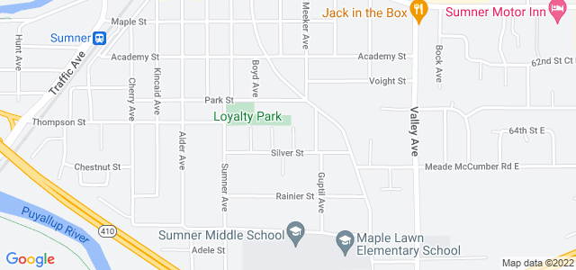 Map of business location