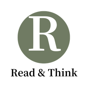 綠色圓圈標誌，中間有白色字母“R”，下方寫著“閱讀與思考”。