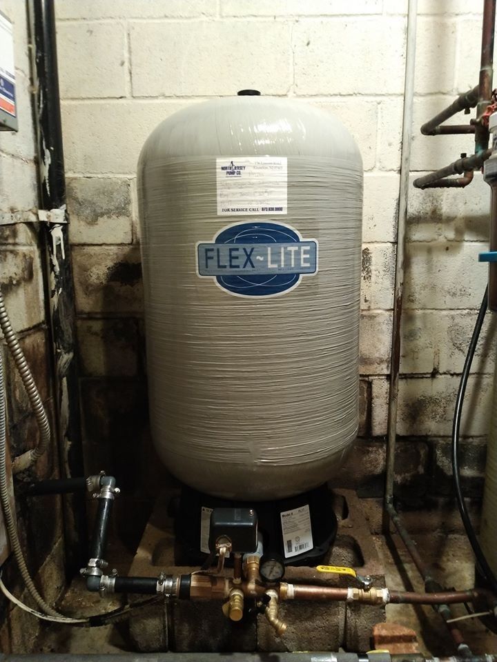 After Pressure Tank Repair — Butler NJ — North Jersey Pump Co.