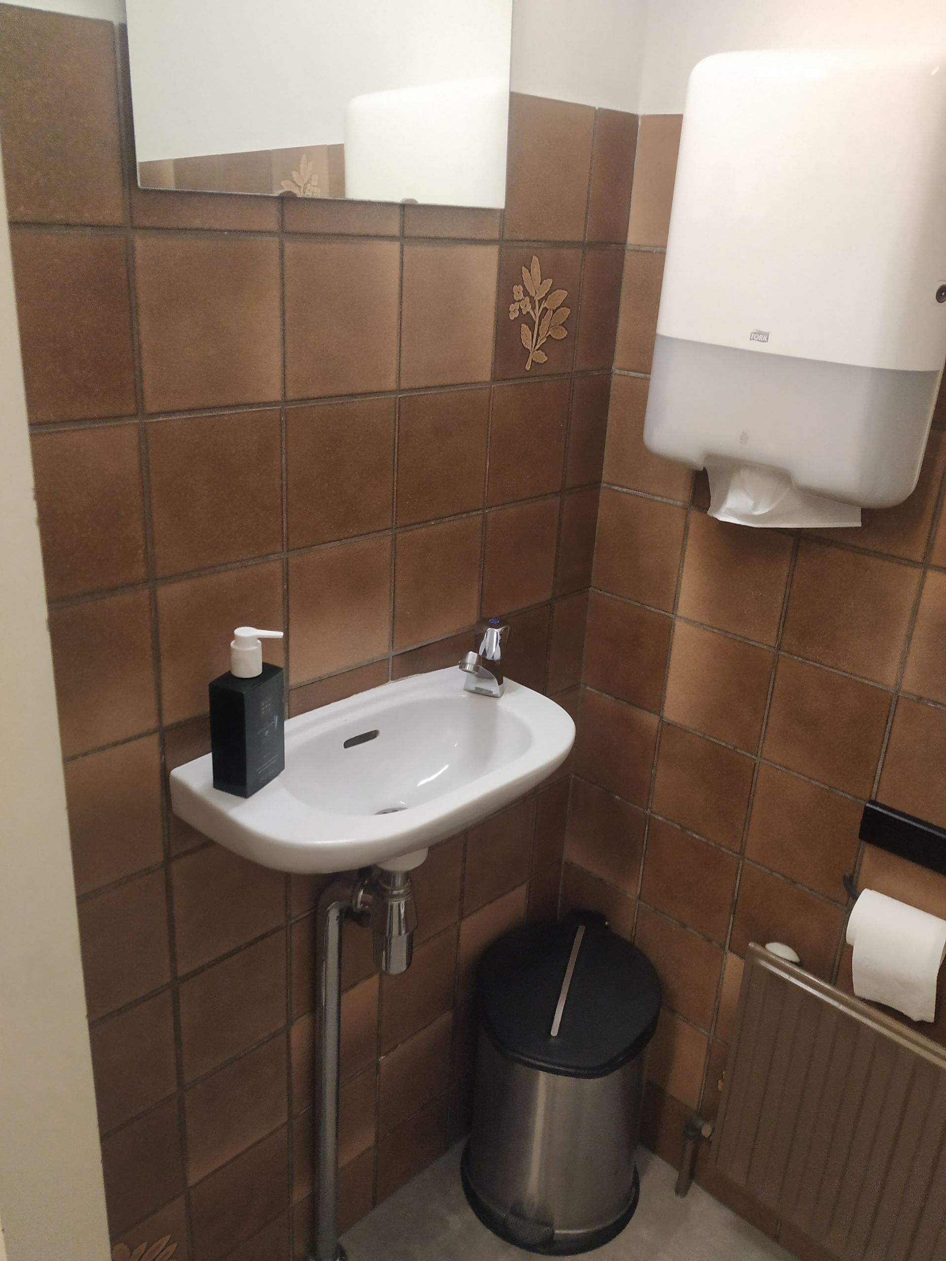 Tegels toilet - voor wrappen