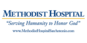 The logo for methodist hospital says
