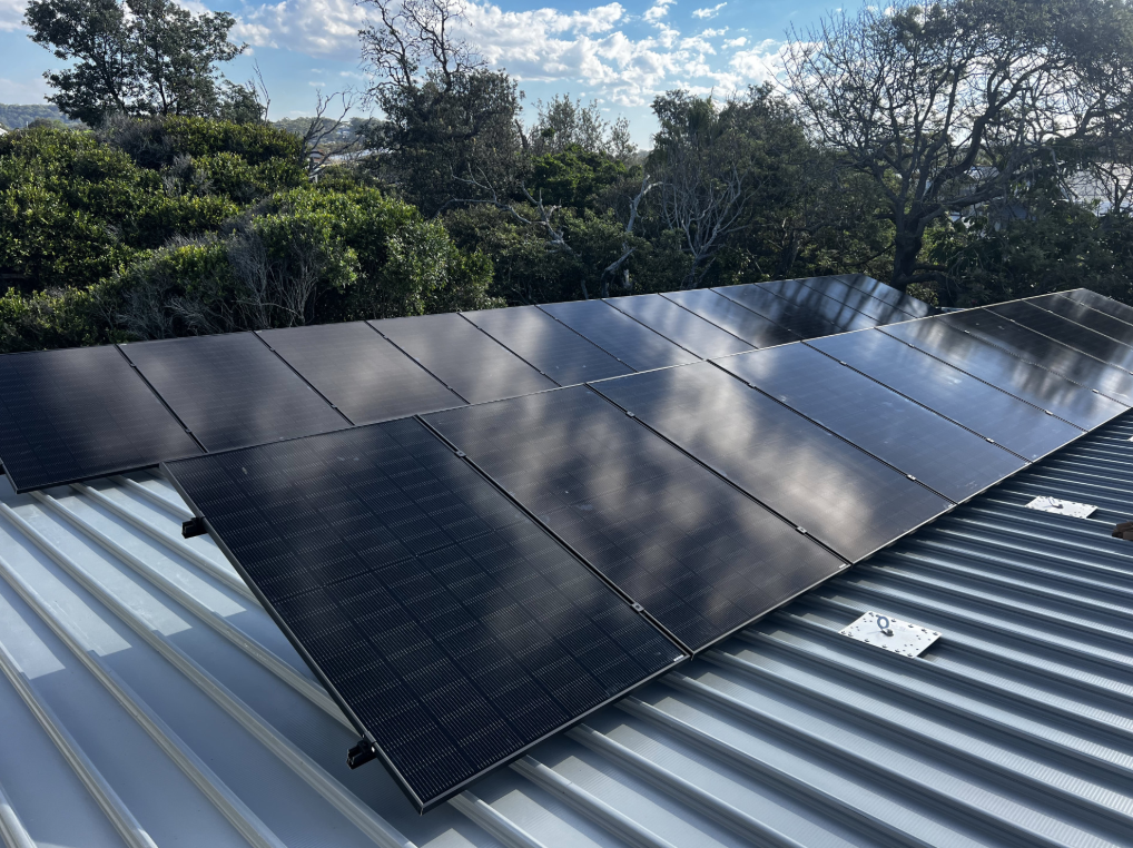 Solar Panels on a Roof — Norwest Roof Restorations In Central Coast, NSW