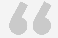 Gray quotation marks.