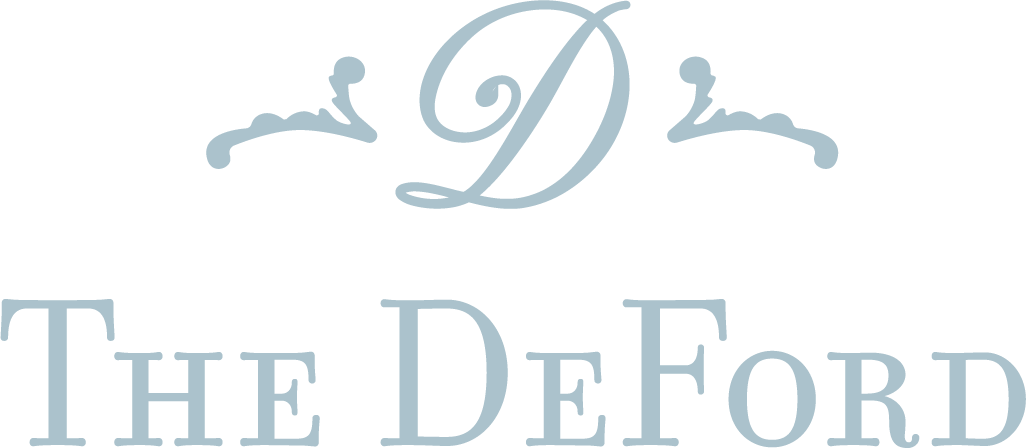 The DeFord logo with a decorative 