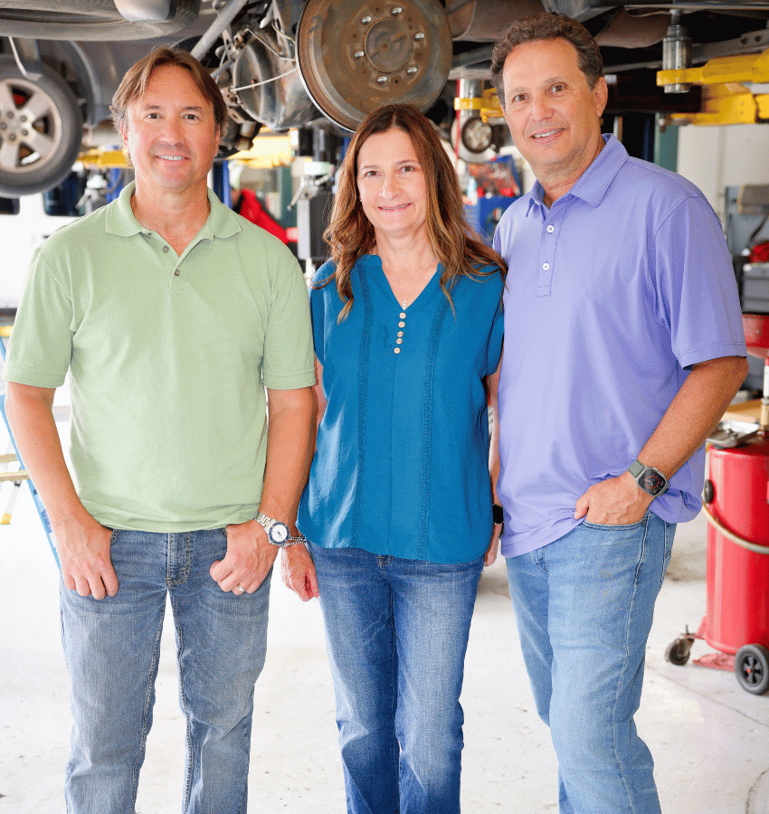 Brad, Lisa, and Dan