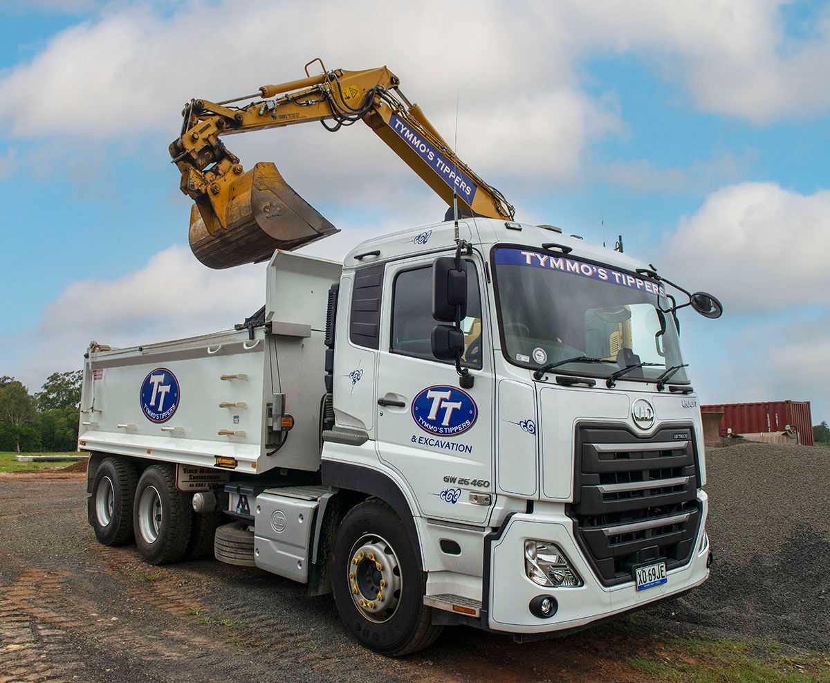 Tipper Truck Hire in Byron Bay | Tymmo's