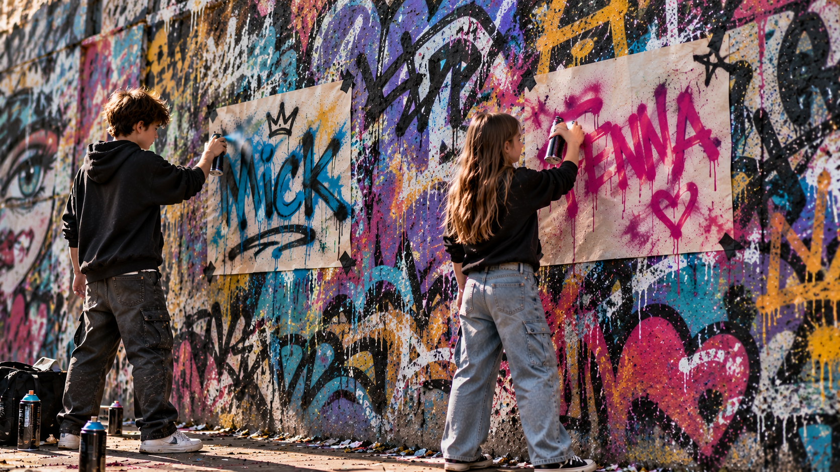graffiti spuiten kinderfeestje groningen workshop, verjaardagsfeestje groningen, kinderfeestjes graffiti spuiten groningen,