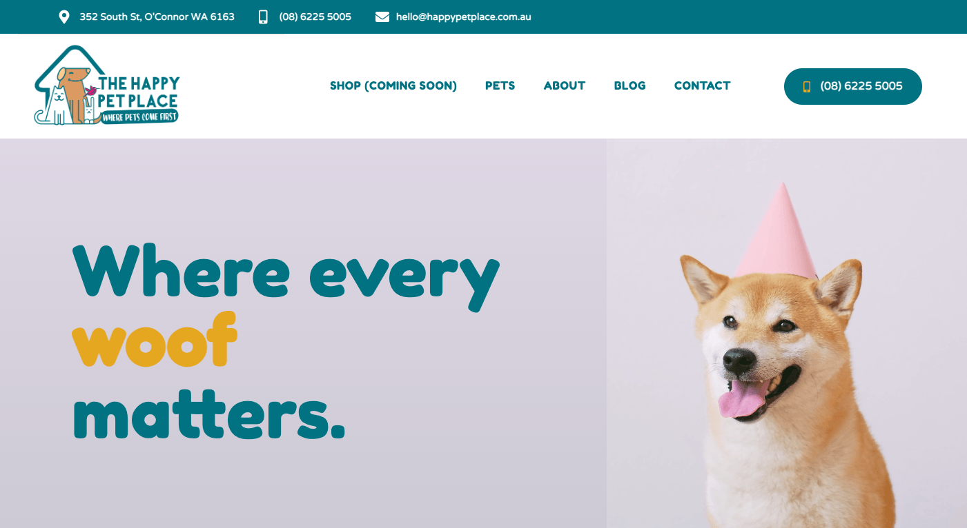 Purple Ox Financial Services Website Example
