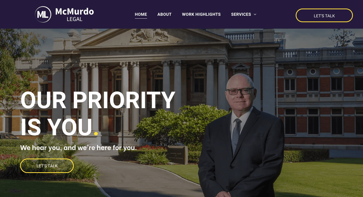 Purple Ox Financial Services Website Example