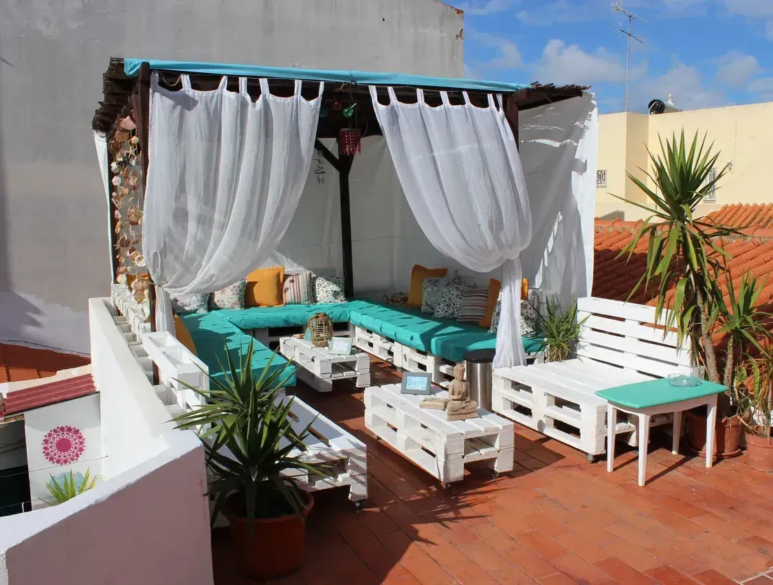 Roof Terrace Chill Lounge Orange Terrace Hostel