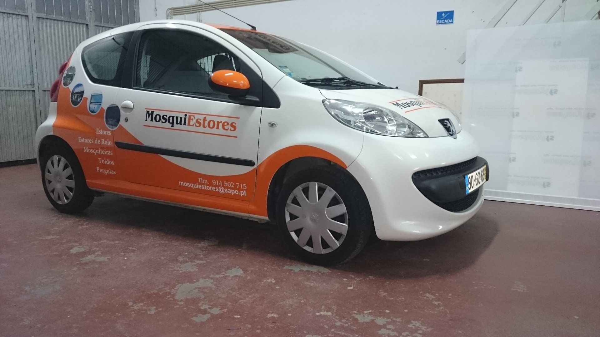 decoração de viatura peugeot
