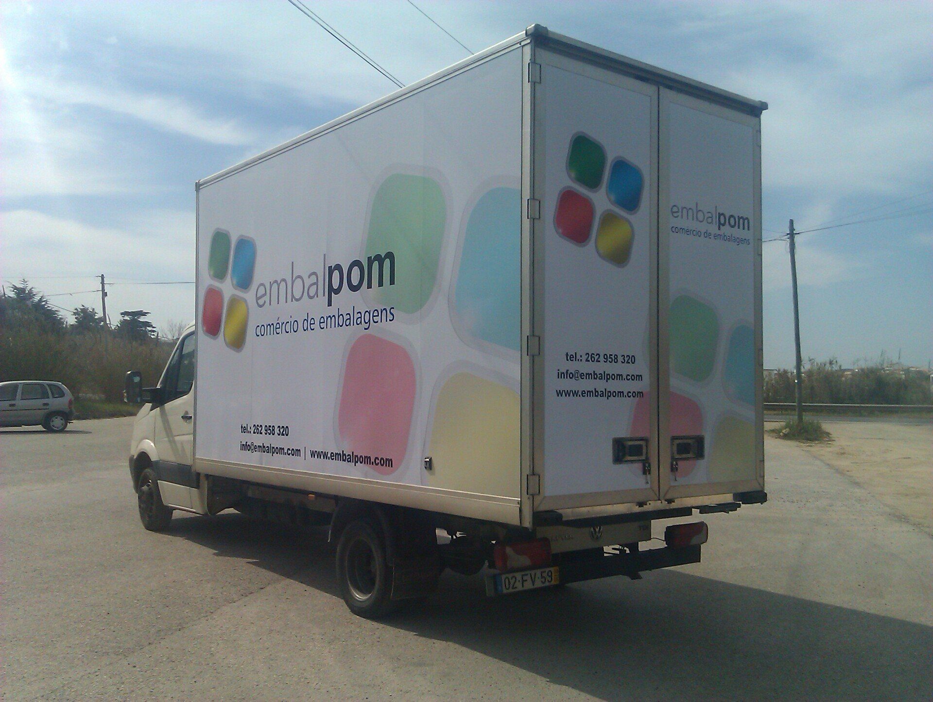 decoração de viatura iveco