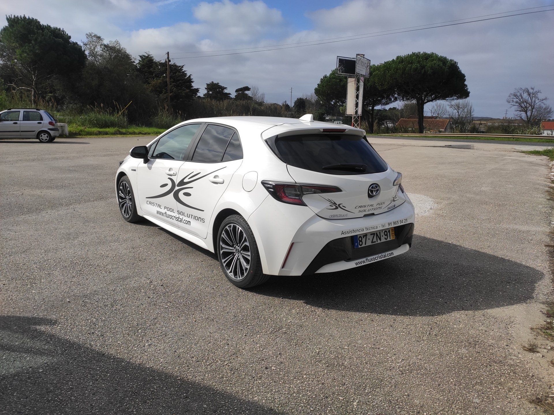 decoração de viatura toyota