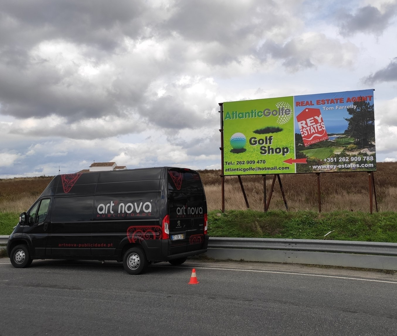 Outdoor em lona de grande formato