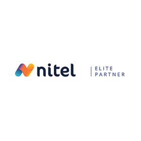 A logo for a company called nitel that is an elite partner.