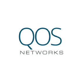 A logo for QOS Networks