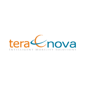 A logo for tera nova intelligent mobility solutions