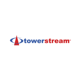 A logo for towerstream with a sailboat on it