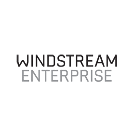 The windstream enterprise logo is on a white background.