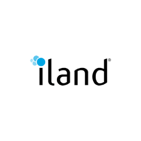It is a logo for a company called iland.
