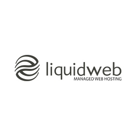 Liquidweb managed web hosting logo on a white background