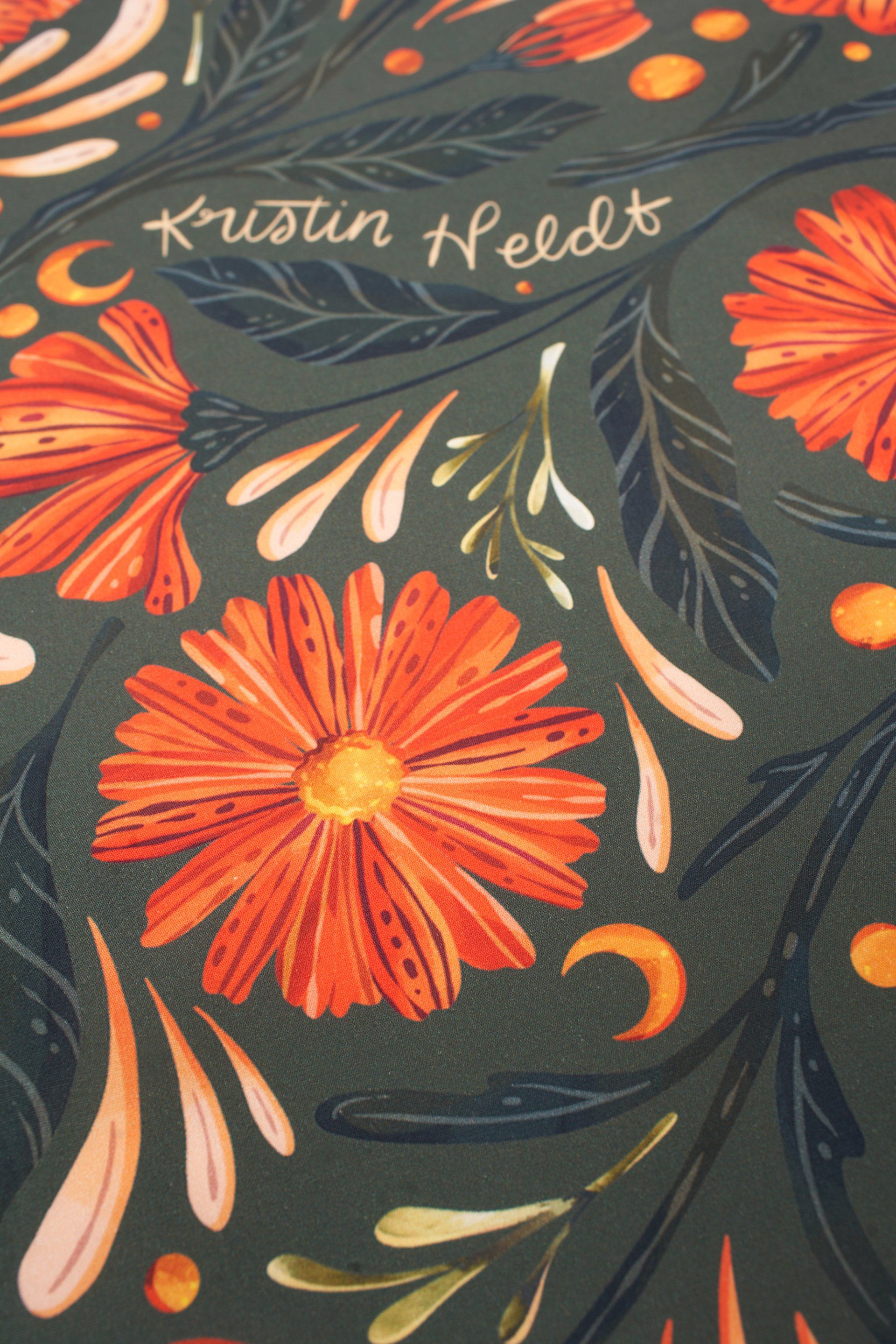 a close up of a kristin heldt book cover