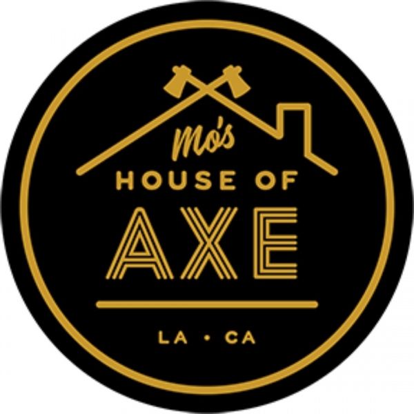 Black and gold logo: 